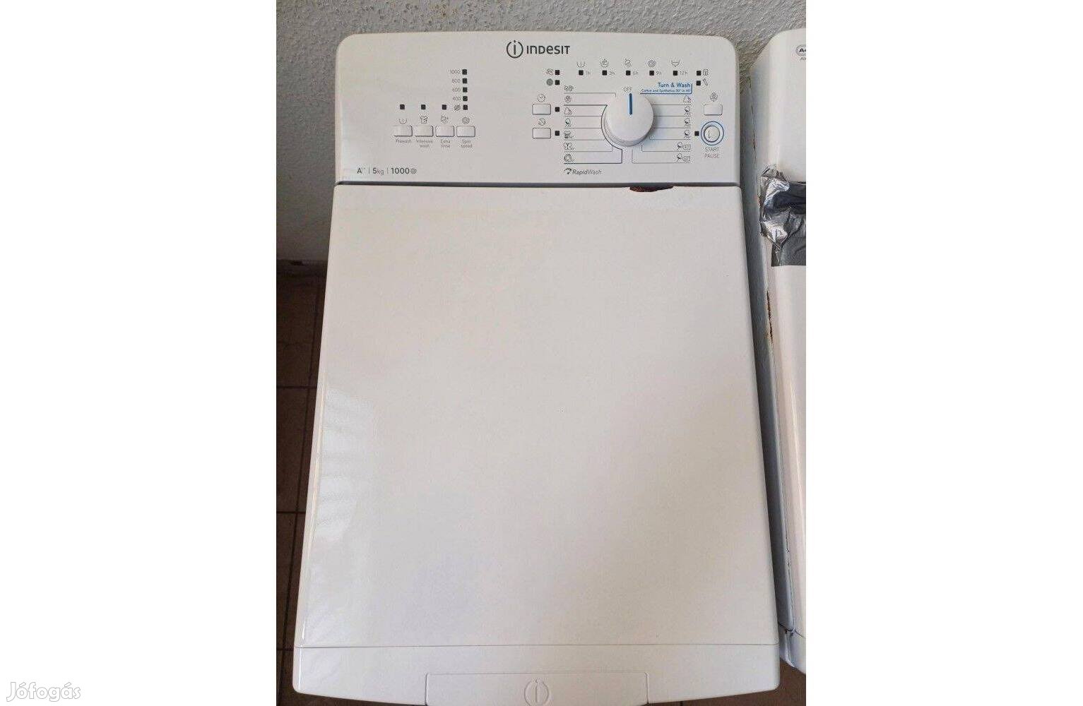 Használt Indesit BTW A51052 Felültöltős Mosógép [H16881] 1-3 hó gari
